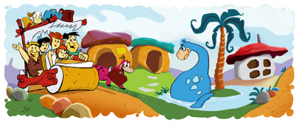 Thumb Google’s Doodle in honor of The Flintstones 50th Anniversary